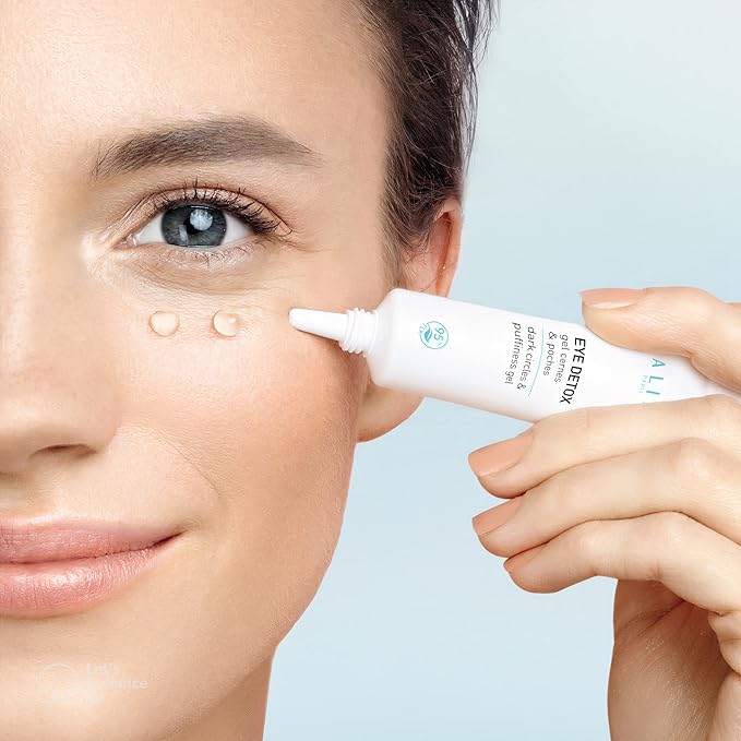 Talika Eye Detox Gel - Dark Circles & Puffiness Gel, Quick-Absorbing Eye Care, New Caffeinated Blend, Depuffing, Brightening, Instantly Awakened Eye Contour, Anti-Dark Circles 0.33 Oz