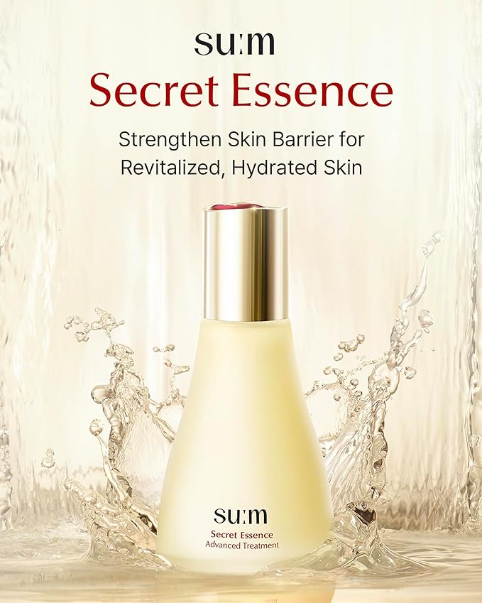 SU:M Secret Essence (1.01 fl oz) - Hydrating Serum for Skin Barrier, Elasticity, Vitality & Texture Enhancement. Korean Skin Care. Liquid Ceramide.