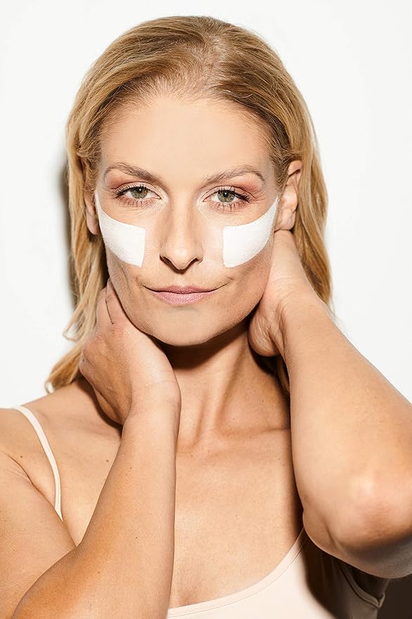 Eyes & Lips Mask - With jojoba, Q10, panthenol - for 40 Applications (Pack of 10 x 4 units. 1.5 ml per unit) - for all skin types