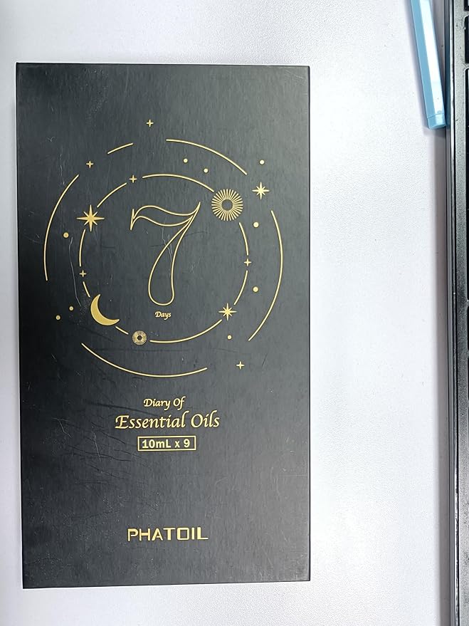 Premium Essential Oil Set - 9x10ML Pure Essential Oils for Massage, Aromatherapy, Diffusers, DIY - 0.33FL.OZ/Bottle