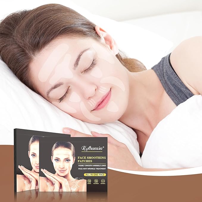 Face Anti Wrinkle Patches: Face Smooth Wrinkle Line - Overnight for Forehead Lines, Frown Lines, Crow’s Feet, Smile Line, Wrinkle Reduce for Women and Men 160pcs