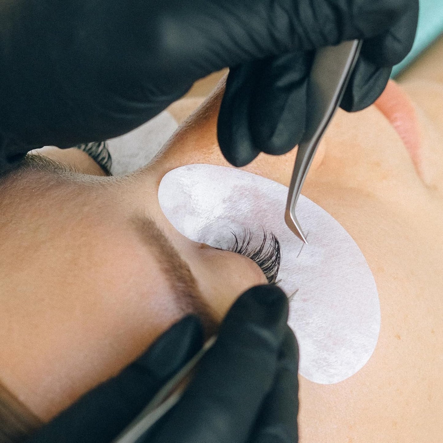 70 Pairs Under Eye Patches, Isolation Eyelash Extension Pads, Under Eye Gel Pads for Pro Salon and Individual, DIY Lashes Extension Supplies (Blue)