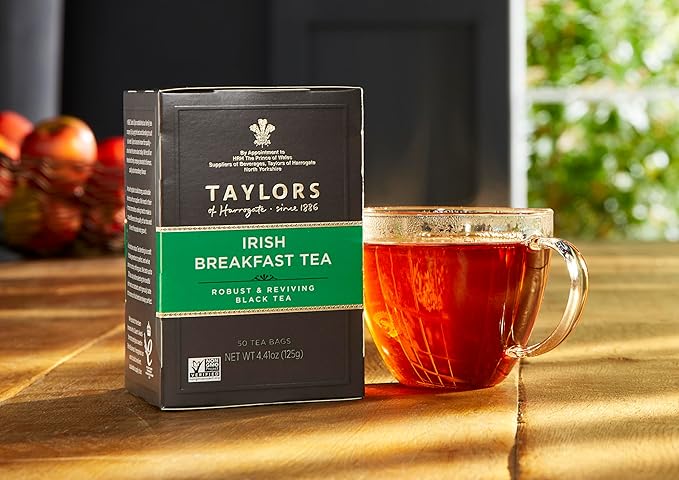 Taylors of Harrogate Irish Breakfast, 50 Teabags (Pack of 6)