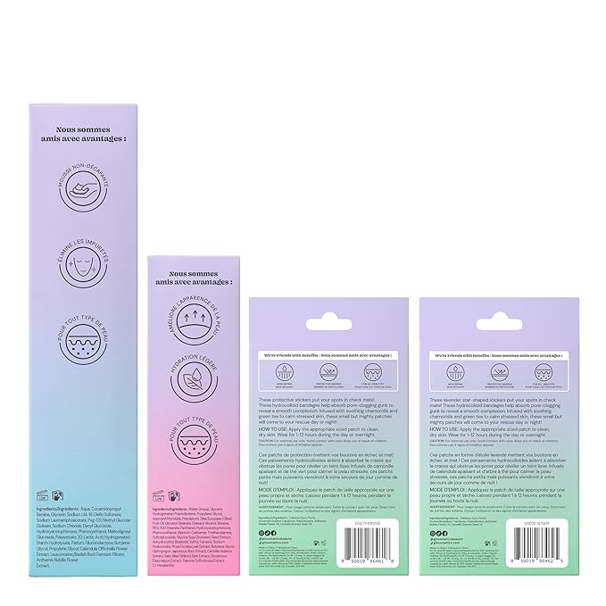 Glossmetics Balance & Purify Bundle - Teen Skin Care for Girls, Adults, Women. Teen Face Care Kit for Sensitive Skin, Skin Care Routine Kit for Women