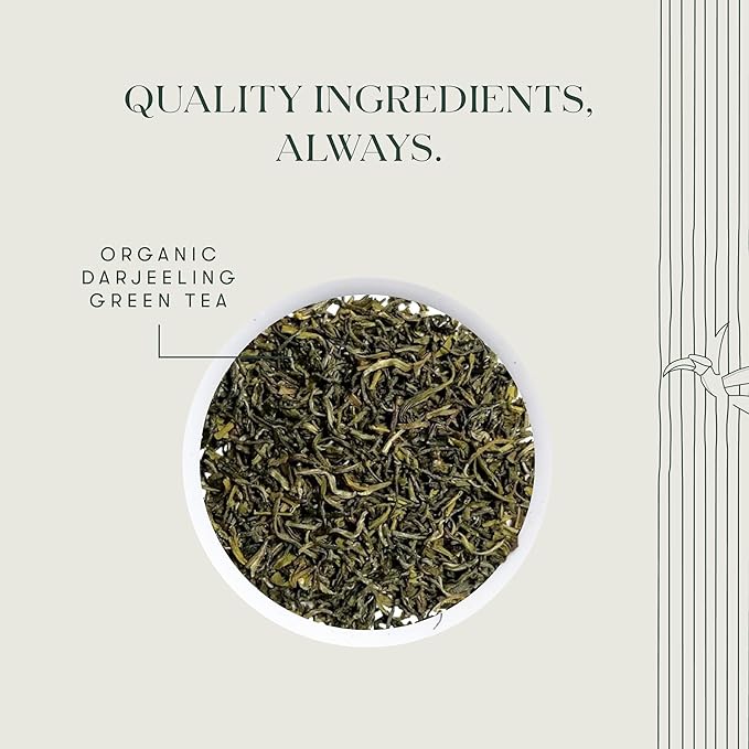 Luxmi Estates - Tokyo Green - Organic Makaibari Darjeeling Green Tea - Loose Leaf - 100g (50 Cups) | From the Foothills of the Himalayas