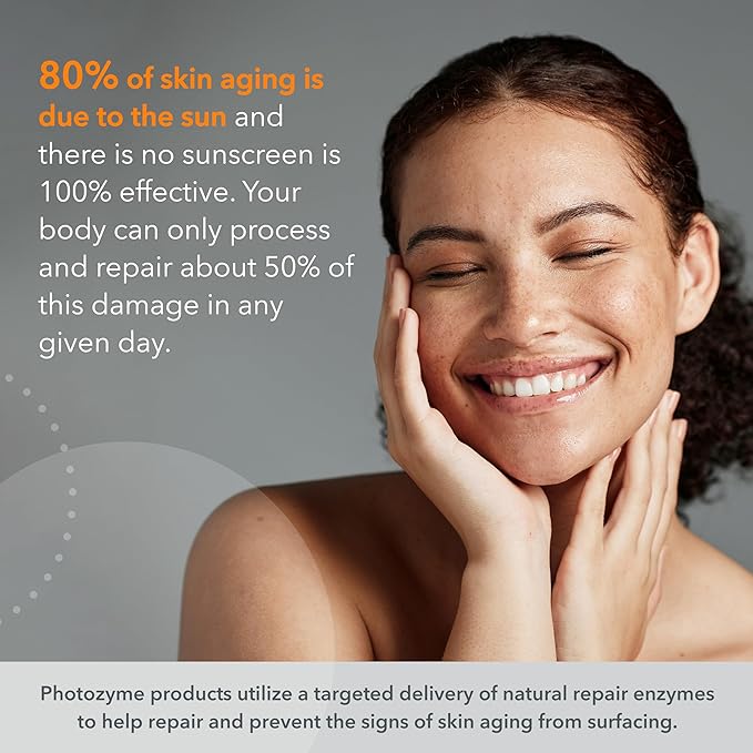 Photozyme Anti Aging Vitamin C + E Ferulic Acid Face Skincare, 1 fl. oz/30 ml