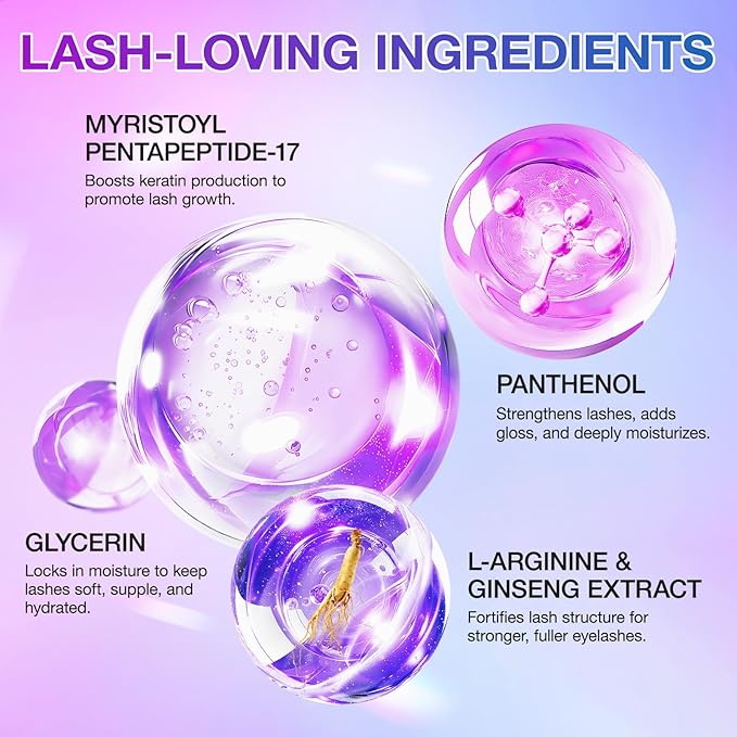 Lash Serum - Rapid Eyelash Growth Serum,eyelash serum,Enhancing Growth Thickness,Boost Thicker, Fuller, and Longer Lashes 5ml