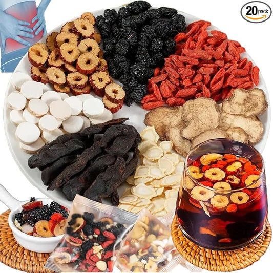 Formula Ginseng Treasure Tea, Kidney Tea Formula Ginseng Six Treasure Tea, Kidney Cleanse Tea, Organic Kidney Cleanse Herbal Tea, Kidney Tea (20pcs)
