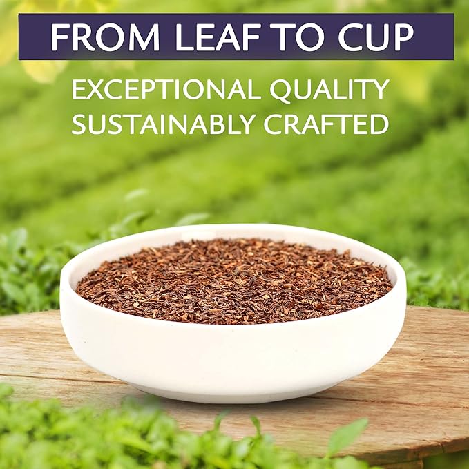 Birdsong Karoo Rooibos: Organic Rooibos Herbal Teas, Light and Refreshing Caffeine Free Tea with 100% Natural Sweet Flavor, South African Honeybush Decaffeinated Loose Leaf