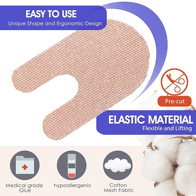 Anti Wrinkle Patches 160 PCS Face Lift Tape, Anti aging Face Tape for Neck, Smile Line, Eye, Forehead, Sensitive Sleep Patches for Women Face Tightening