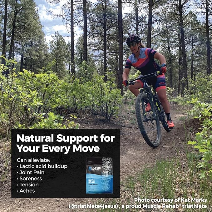 Arnica Infused USP Epsom Salts for Soaking for Pain- (2) 29oz Bags Muscle Recovery Magnesium Bath Soak with Essential Oils, and Turmeric - Ease Tired Muscle & Joint Soother, Foot Baths