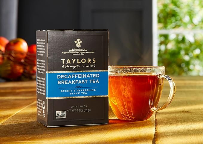 Taylors of Harrogate Decaffeinated Breakfast, 50 Teabags