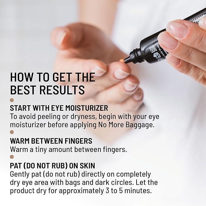 Dr. Brandt Needles No More, No More Baggage - Minimizes Under-Eye Bags, Puffiness & Dark Circles - 0.5 oz