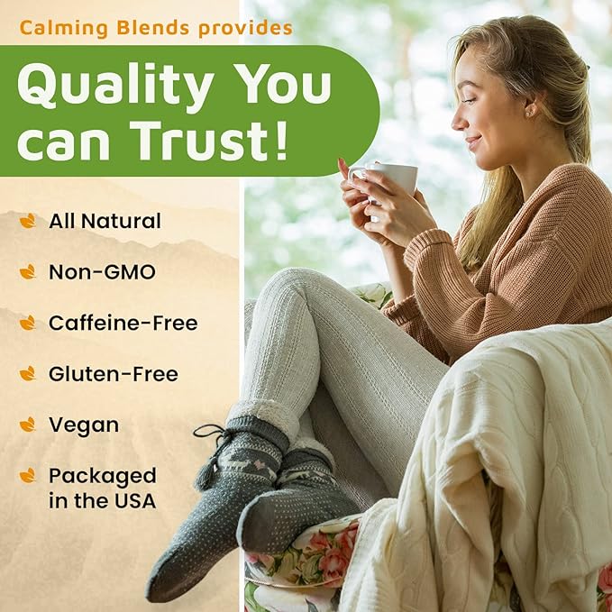 Calming Blends Diverticulitis Tea | All Natural, Caffeine Free, Digestive Health | 2 Pack