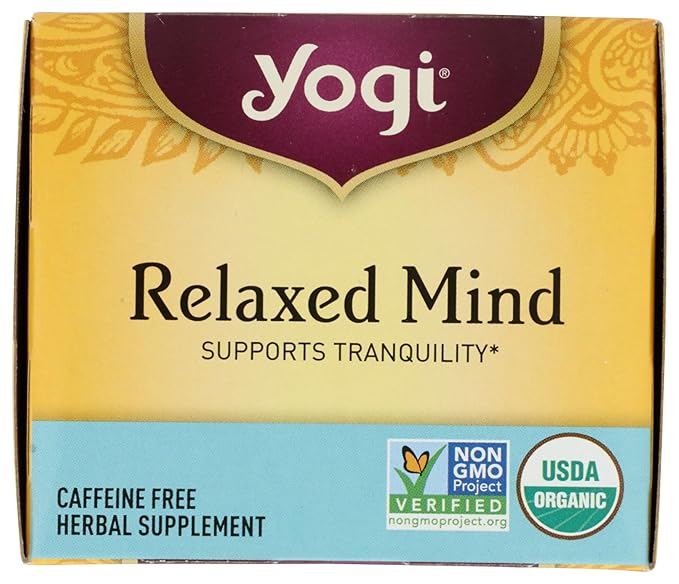 Yogi Tea, Relaxed Mind, 16 Count, Packaging May Vary