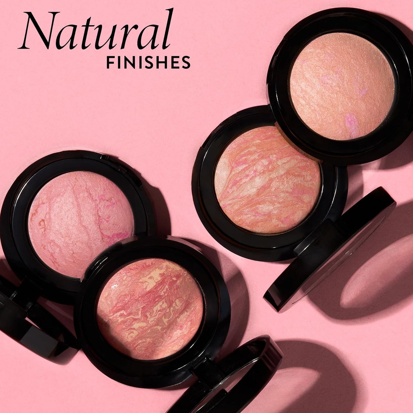 LAURA GELLER NEW YORK Baked Blush-n-Brighten Marbleized Blush - Starfish Island - Creamy Lightweight - Natural Finish