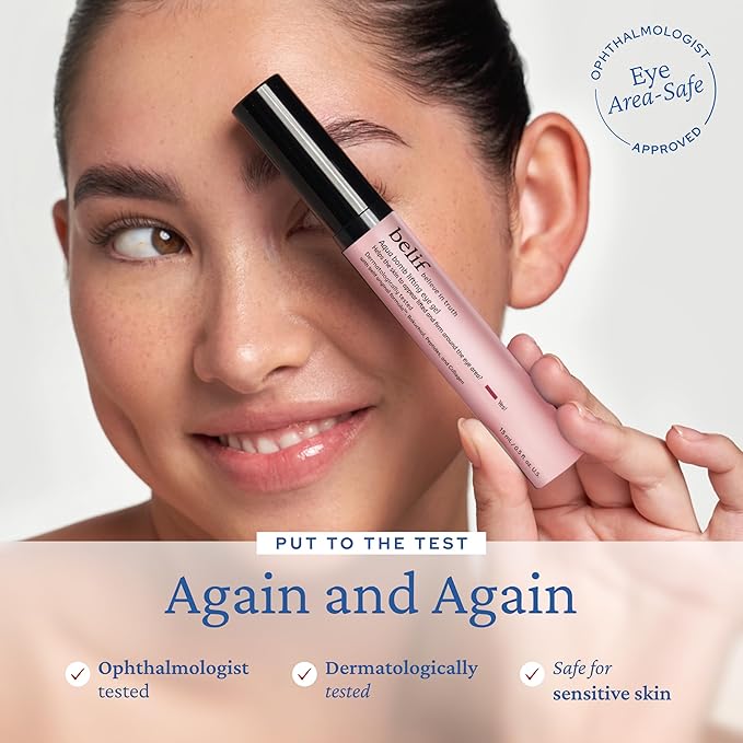 belif Aqua Bomb Lifting Eye Gel | Retinol + Collagen + Peptide for Firming & Plumping | Hyaluronic Acid for Glowy Hydration | Niacinamide for Dark Circles | Korean Skin Care