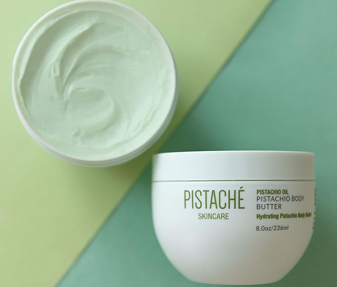Pistaché Skincare Pistachio Oil Worth the Hype Trio Set + Whipped Body Butter + Hand Cream + Body Mist + Moisturizing + Softening + Vitamin E + Antioxidant Protection