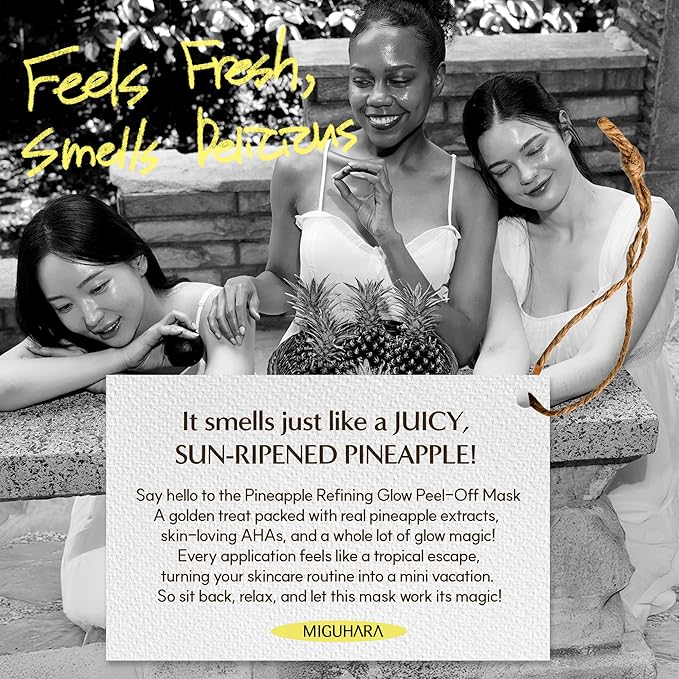 Pineapple Refining Glow Peel-Off Mask Pack, Clear-Line | Korean Skincare Mask Pack (60ml/2.02 fl.oz.)