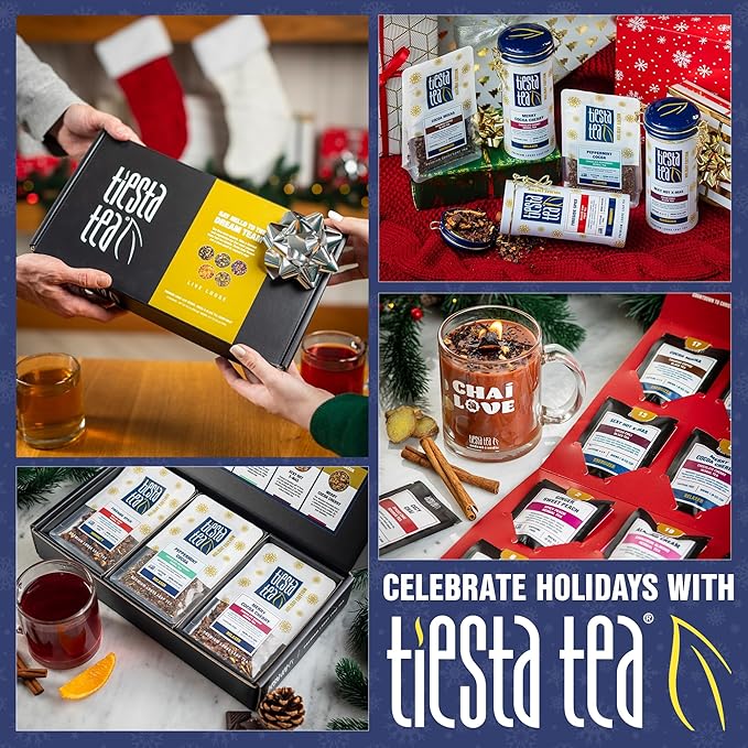 Tiesta Tea - Lemon Ginger Turmeric | Loose Leaf | Lemon Ginger Herbal Tea | Premium Blend | Non Caffeinated Herbal | Make Hot or Iced & Brews Up to 50 Cups | 5 Ounce Refillable Tin