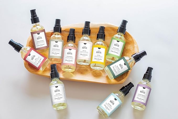 Edens Garden Muscle Relief Bath & Body Oil – Pure Essential Oils & Vitamin E for Massage, Moisturizing, Sore Muscles & Joints – Soothing & Scented with Peppermint & Wintergreen Oils, 2 fl oz (59 ml)