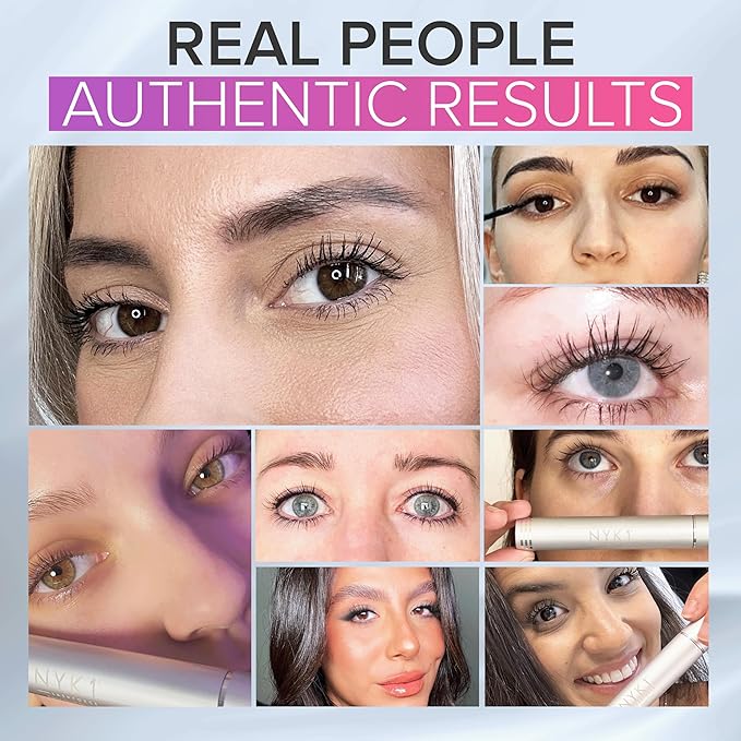 NYK1 CONCENTRATED Lash Serum For Eyelash Growth (XL - 8ml) LashForce Eyelash Serum To Grow Lashes Longer And Thicker - Eye Lash Enhancing Formula With Easy Application And Long Lasting Results