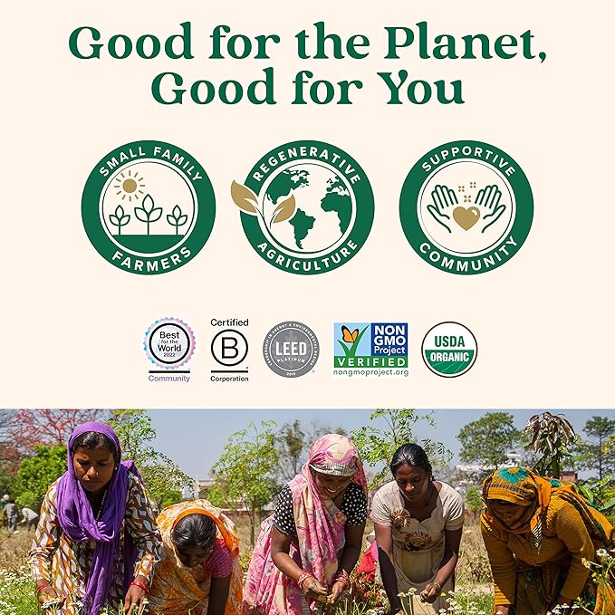 Organic India Tea Sampler Box Variety Pack - Tulsi Herbal Tea Gift Set, Hot Tea Assortment, Holy Basil, Ashwagandha, Turmeric Ginger, Sweet Rose, Original, Sleep, Masala Chai - 60 Tea Bags