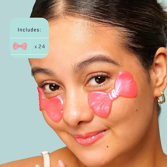 SpaLife PRETTY IN PINK UNDEREYE MASK & PIMPLE PATCH DUO – Hydrogel Undereye Patches for Dark Circles, Puffy Eyes – Hydrocolloid Pimple Patches – Mother's Day Gifts for Her - 42 Total Patches
