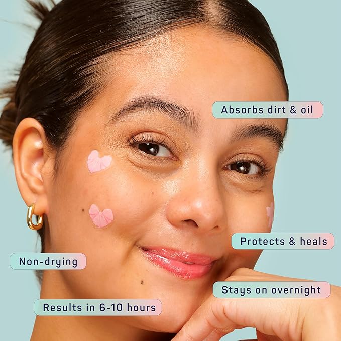 SpaLife PRETTY IN PINK UNDEREYE MASK & PIMPLE PATCH DUO – Hydrogel Undereye Patches for Dark Circles, Puffy Eyes – Hydrocolloid Pimple Patches – Mother's Day Gifts for Her - 42 Total Patches