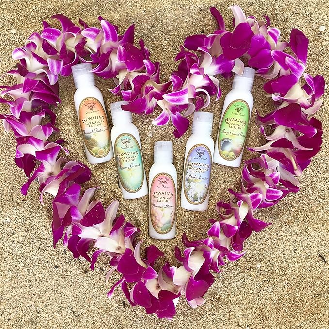Island Soap and Candle Works Botanical Coconut Scented Body Lotion for Men and Women - Paraben Free Body Moisturizer - Hydrating Hawaiian Skincare - Creamy Coconut - 8.5 Fl Oz. Bottle