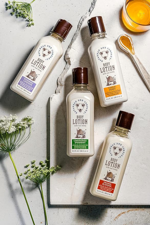 Savannah Bee Company Honey Body Lotion - All Natural Body Lotion for Women and Men