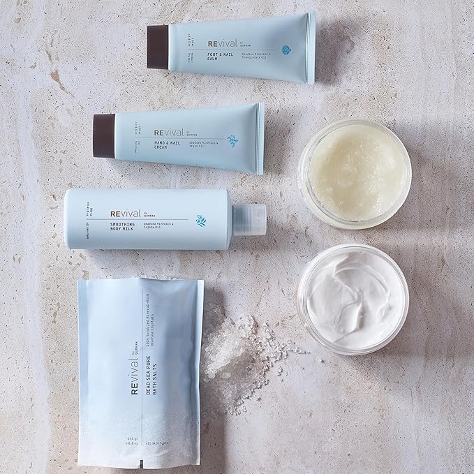 REvival Smoothing Body Milk With Deadsea Minerals & Jojoba Oil - Enriched with Desert Oils | Moisturizing & Smoothing - 250 ml