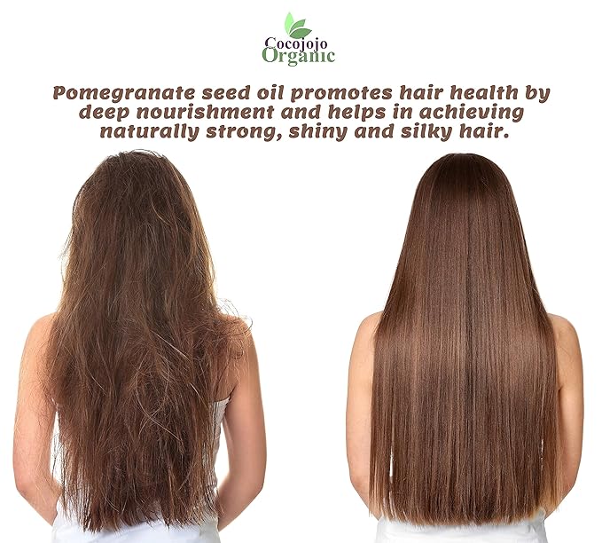 cocojojo Pomegranate Oil Pure Seed Oil Cold Pressed 8 oz Refined Skin Hair Nails Cuticles