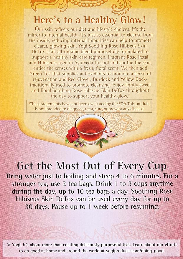 Yogi Skin DeTox Tea 16 bags