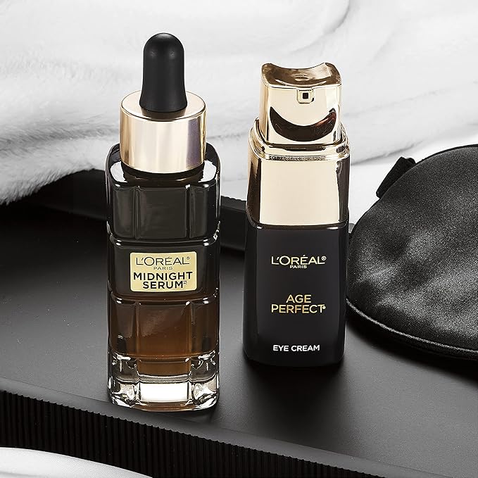 L'Oreal Paris Age Perfect Anti-Aging Under Eye Cream, Vitamin E, Antioxidants, Reduces Dark Circles, Puffiness, Age Perfect Cell Renewal, sensitive skin, Dermatologist Tested, Paraben Free, 1.7 fl oz