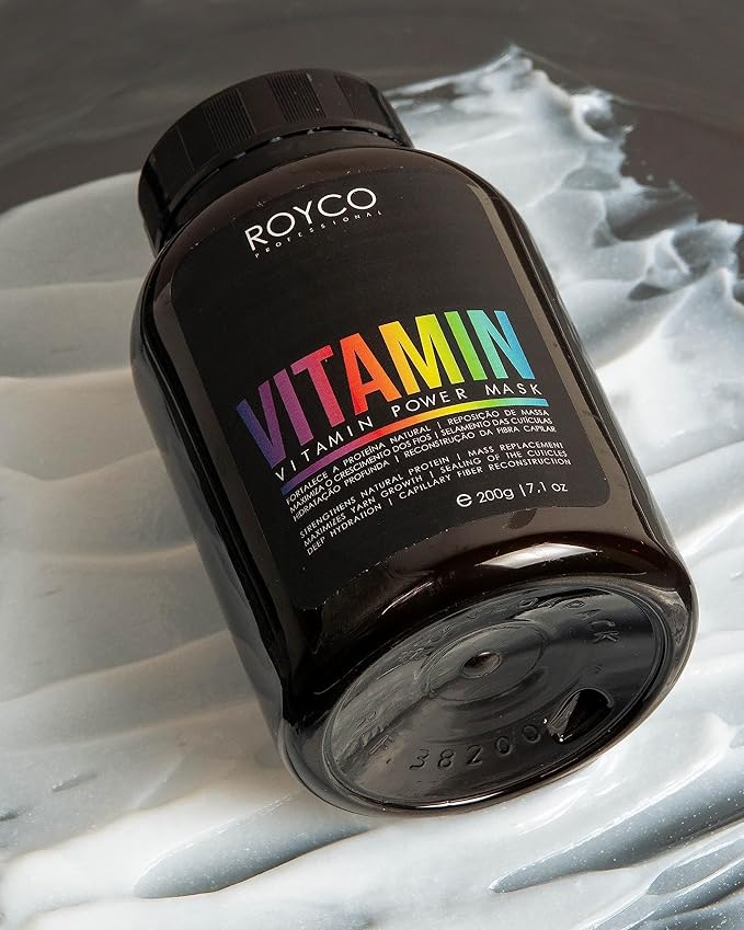 Hair Mask – Advanced Vitamins Hair Mask Deep Conditioner – Effective Hair Mask for Damaged Hair with Vitamin C, Niacinamide, Retinol, D-Biotin – Hair Moisturizer Mask - 200g