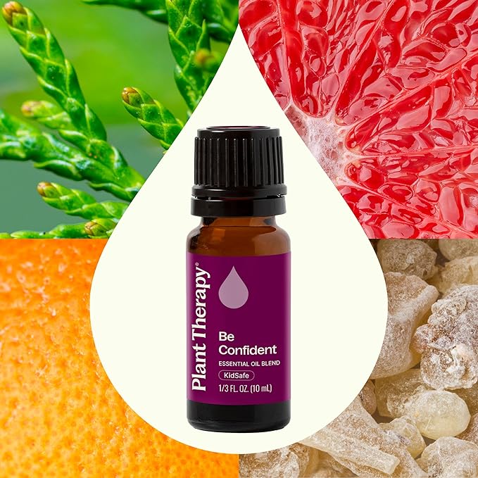 Plant Therapy Be Confident Essential Oil Blend 10 mL (1/3 oz) 100% Pure, Undiluted, Natural Aromatherapy