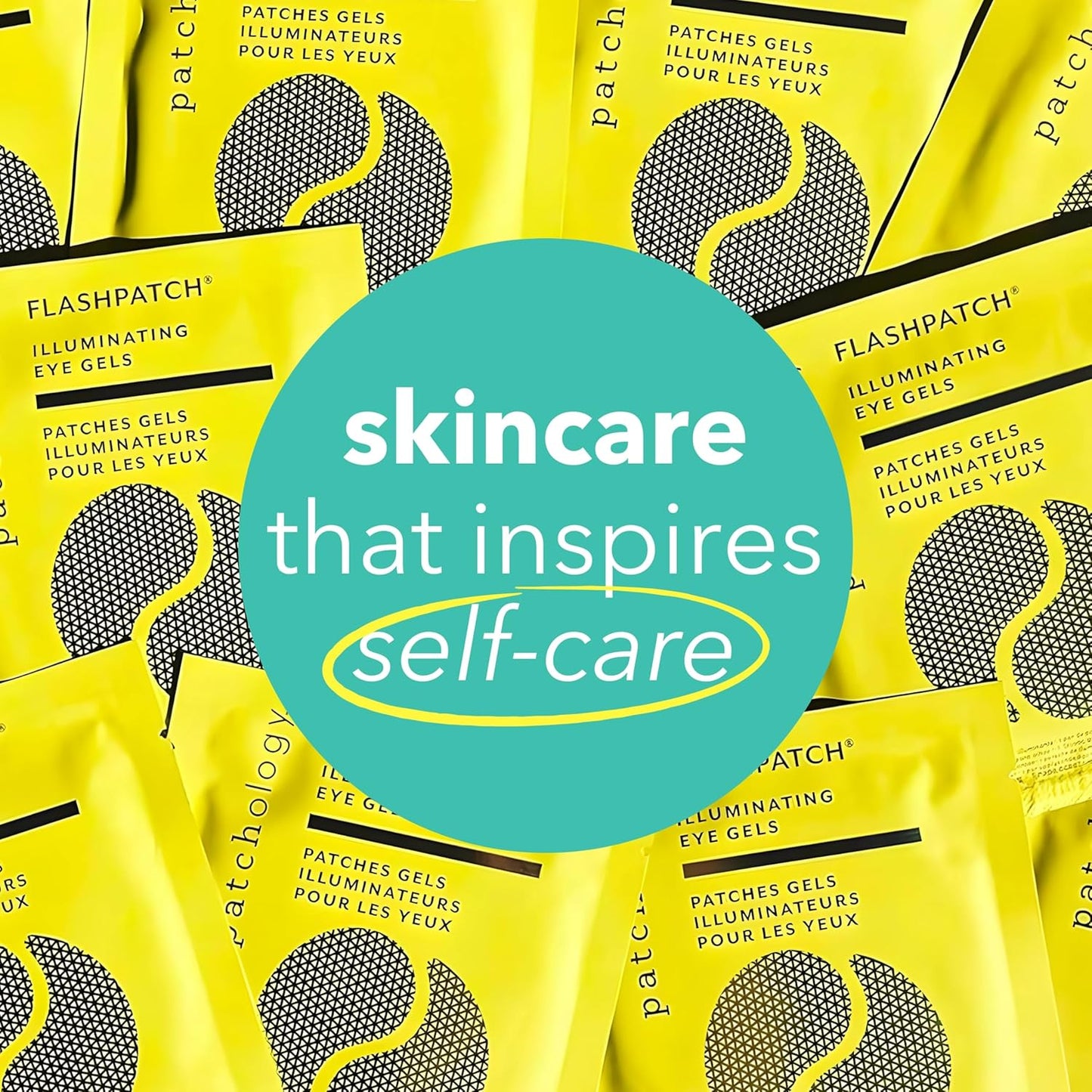 PATCHOLOGY Eye Mask, Brightening Under Eye Patches for Puffy Eyes and Dark Circles, Vitamin C Serum, Dark Circles Under Eye Treatment, Hydrating Eye Patches for women and men (5 Pairs)